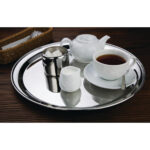 Olympia Serviertablett aus Edelstahl Rund 405mm – Bild 6
