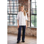 Southside Unisex Kochjacke kurze Ärmel weiß XS – Bild 8