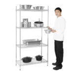Vogue 4 Reihen Drahtregal Kit 915x460mm