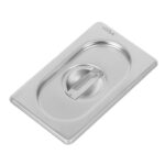 Vogue Strapazierfähiger Deckel für GN-Behälter 1/9 Edelstahl – Bild 2
