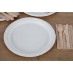 Fiesta Compostable kompostierbare Zuckerrohrteller 26cm (50 Stück) – Bild 7