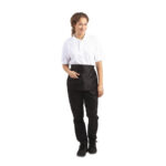 Whites Unisex Kellnerschürze mit Tasche schwarz – Bild 3