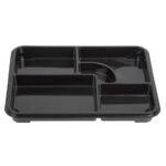 Recycelbare Bento-Boxen von Faerch nur Basis 263 x 201 mm (90 Stück) – Bild 3