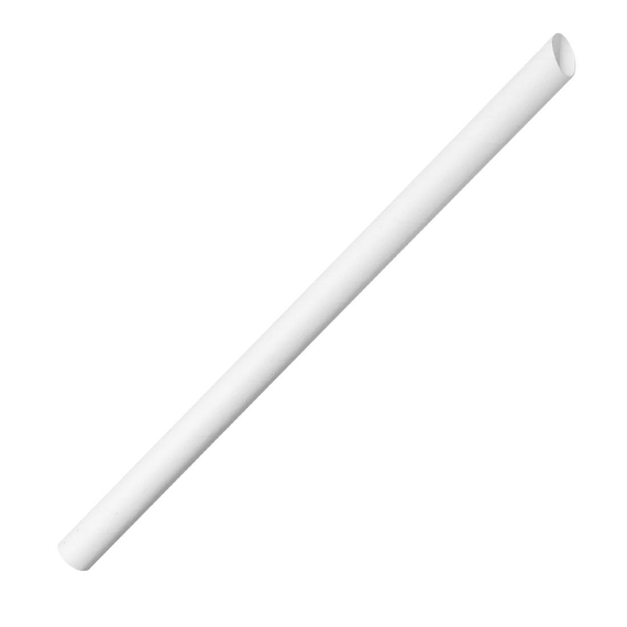 download_n63n-4x.jpg Fiesta Kompostierbarer Bubble Tea Strohhalm Weiß 12x210mm (150 Stück) – Bild 1