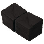Cocktailservietten schwarz 25cm (2000 Stück) – Bild 4