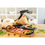 Louis Tellier Breziere Raclette Käseschmelzer Schwarz – Bild 3