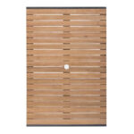 Bolero rechteckiger Stahl- und Akazienholztisch 120x80cm – Bild 2