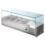 Polar Serie G Aufsatzkühlvitrine für 3x GN1/3 + 1x GN1/2 – Bild 7