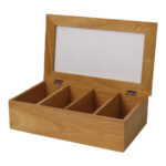 Olympia Teebox aus Gummibaumholz – Bild 3