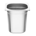 Vogue GN-Behälter Edelstahl 20cm GN1/6 – Bild 4