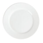 Olympia Whiteware Teller mit breitem Rand 20cm (12 Stück) – Bild 4