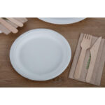 Fiesta Compostable kompostierbare Zuckerrohrteller 17,9cm (50 Stück) – Bild 4