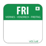Vogue Etikettenset 2,5cm mit Edelstahlspender – Bild 7