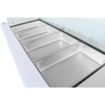 Polar U-Serie Premium Viertürige Saladette Thekenkühlschrank mit Schutz – Bild 9