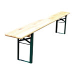 Biertisch klappbar mit Bänken 220 (L) cm – Bild 2