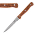 Olympia Steakmesser mit Holzgriff 11,5cm (12 Stück) – Bild 4