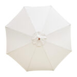 Bolero runder Sonnenschirm creme 3m – Bild 5
