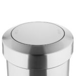 Bolero gebürsteter Stahlbehälter mit Schwingdeckel 70Ltr – Bild 2