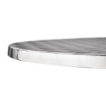 Bolero runder klappbarer Tisch Edelstahl 1 Bein 60cm – Bild 3