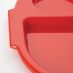 Olympia Kristallon kleines Menütablett aus Polycarbonat rot 32,2cm (10 Stück) – Bild 2