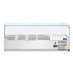 Polar Serie G Aufsatzkühlvitrine für 3x GN1/3 + 1x GN1/2 – Bild 2