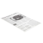 Wachspapier Zeitungsdruck 27 x 42cm (500 Stück) – Bild 2