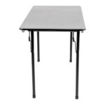 Bolero rechteckiger Klapptisch grau 122cm – Bild 2