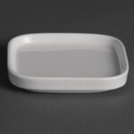 Olympia Whiteware quadratische Amuseschälchen 9,3cm (12 Stück) – Bild 2