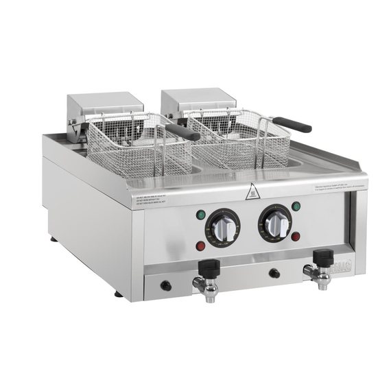 download_okci-ey.jpg Buffalo 600 Serie Doppeltank-Elektrofritteuse 2 x 8Ltr – Bild 1
