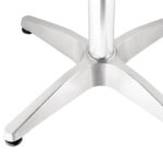 Bolero quadratischer Tisch Eschenholz 1 Bein 60cm – Bild 3