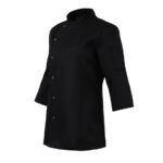Whites Damen Kochjacke Schwarz Größe L