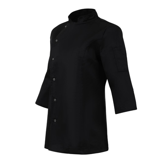 download_oosz-lc.jpg Whites Damen Kochjacke Schwarz Größe L – Bild 1