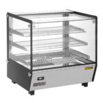 Buffalo Quadratische Tischplatte Beheizte Auslagevitrine 120Ltr – Bild 4