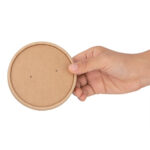 Fiesta Compostable Papierdeckel 98mm für Suppenbecher 500 Stück – Bild 2