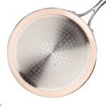 Vogue Induktionskochtopf mit drei Wänden aus Kupfer 200 x 100 mm – Bild 3