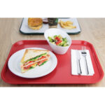 Olympia Kristallon Fast-Food-Tablett rot 45 x 35cm – Bild 5