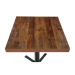 Bolero quadratische Tischplatte Urban Dark 70cm – Bild 7