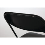 Bolero leichtgewichtige Klappstühle schwarz (10 Stück) – Bild 6