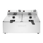 Buffalo Doppel Tank Doppelkorb 2x5Ltr Aufsatzfritteuse 2x2.8kW – Bild 2