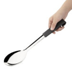Vogue Servierlöffel mit schwarzem Handgriff 34cm – Bild 2