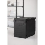 Cambro isolierter Frontlader Lebensmitteltransportbehälter 126L mit 9 Schienen – Bild 8