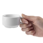 Olympia Whiteware stapelbare Espressotassen 85ml 3oz (12 Stück) – Bild 7