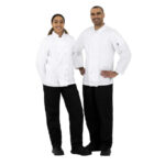 Whites Vegas Kochjacke lange Ärmel weiß L – Bild 2