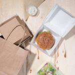 Fiesta Compostable kompostierbare Burgerboxen aus Kraftpapier groß 112mm (150 Stück) – Bild 6