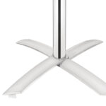 Bolero runder klappbarer Tisch Edelstahl 1 Bein 60cm – Bild 6