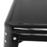 Bolero Bistro Quadratischer Stahltisch Schwarz - 660mm – Bild 3