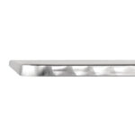 Bolero quadratischer Bistrotisch Edelstahl 1 Bein 70cm – Bild 2