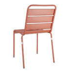 Bolero Terracotta Beistellstühle aus Stahl (4 Stück) – Bild 3