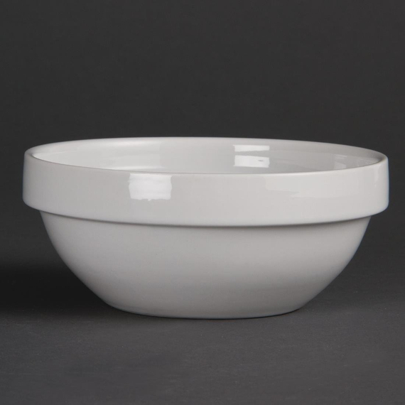 download_ppcq-te.jpg Olympia Whiteware stapelbare Schüsseln 13cm (12 Stück) – Bild 1