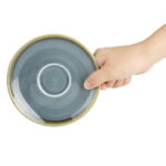 Olympia Kiln Untertassen Ozean 14cm (6 Stück) – Bild 5